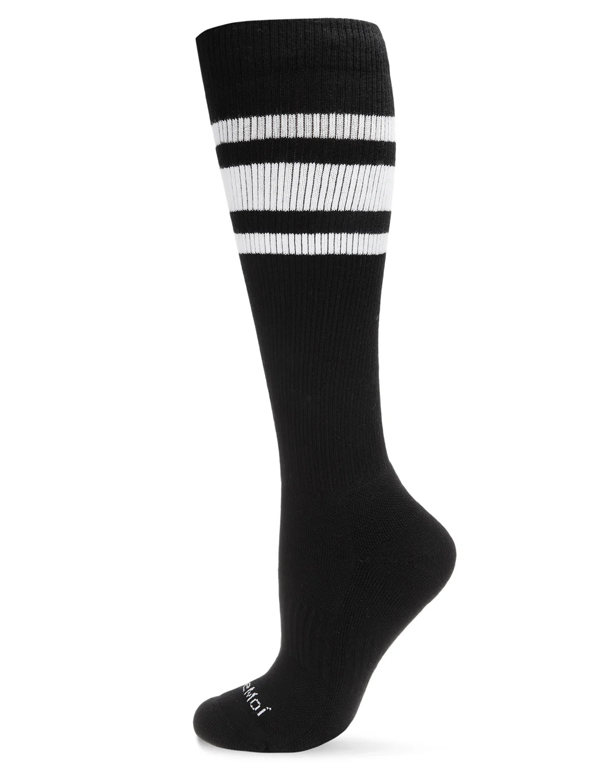 Athletic Compression Socks in Black - The Sockery