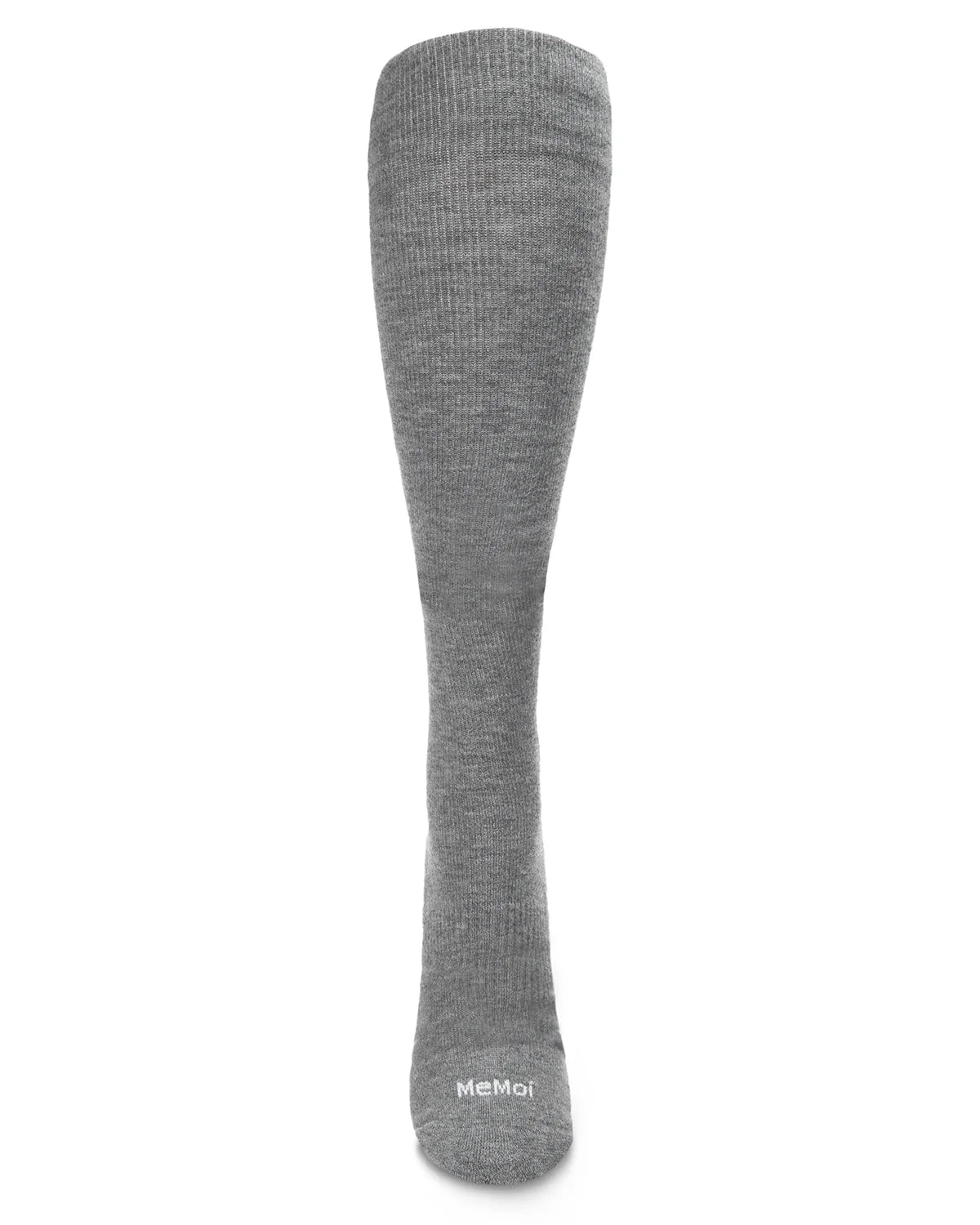 Grey Heather Merino Wool Blend Compression Socks