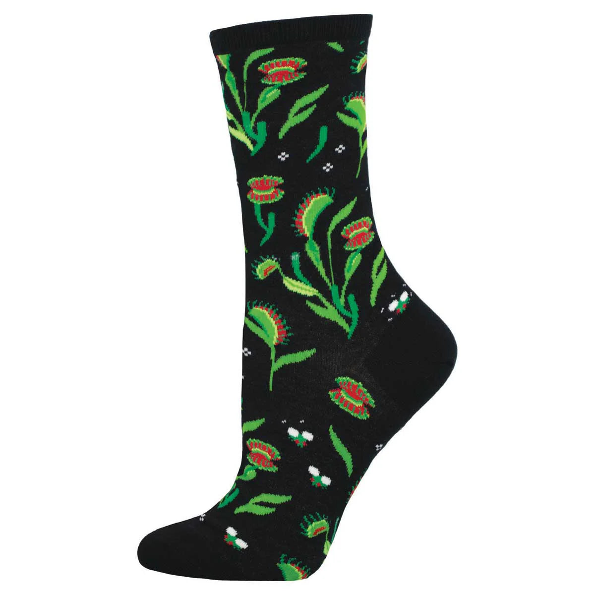 Venus Fly Trap Women's Cotton Crew Socks