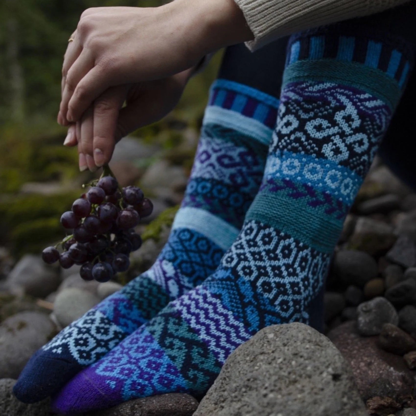 Water Recycled Cotton Crew Socks - The Sockery