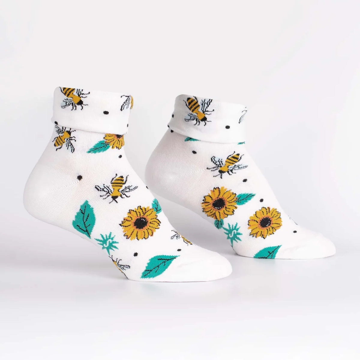 Yas Queen Women's Turn Cuff Sock