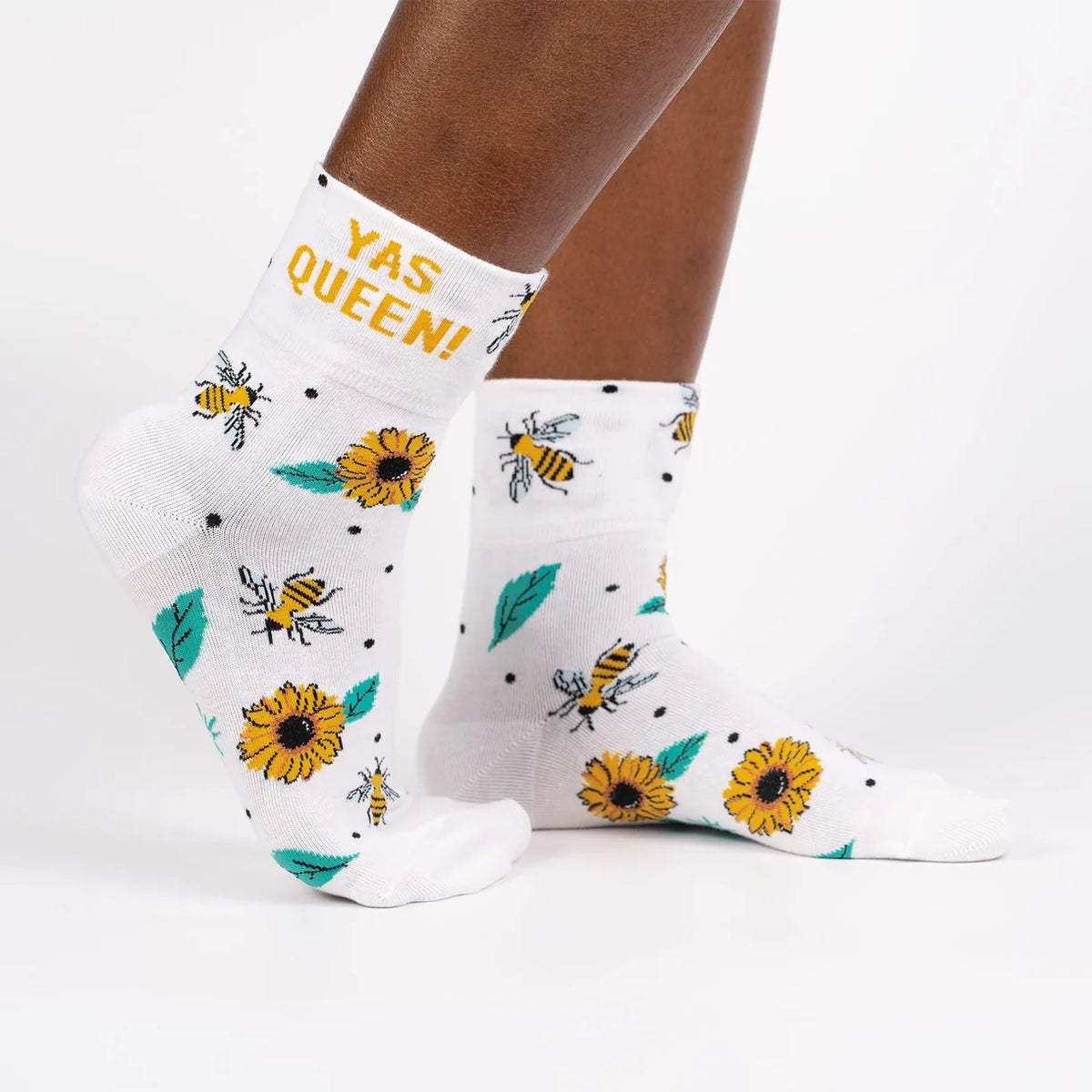 Yas Queen Women's Turn Cuff Sock