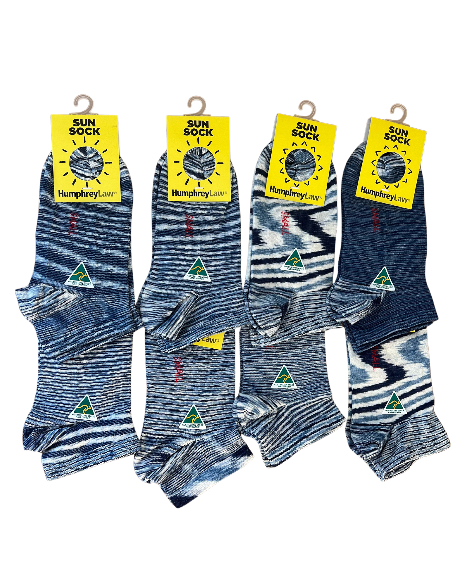 Sun Sock Women's Ankle Socks in Arctic Blue - Aussie Made