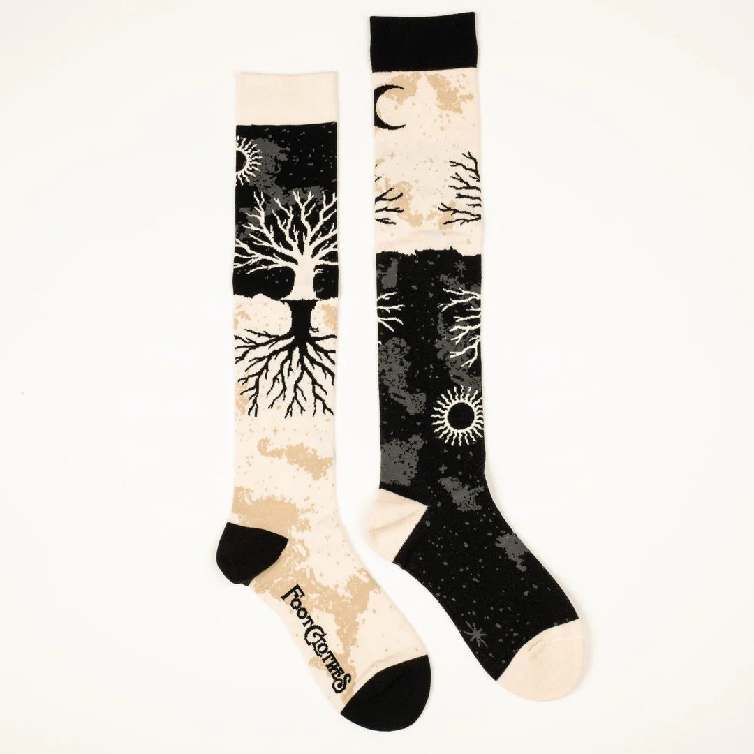 As Above So Below Knee High Socks