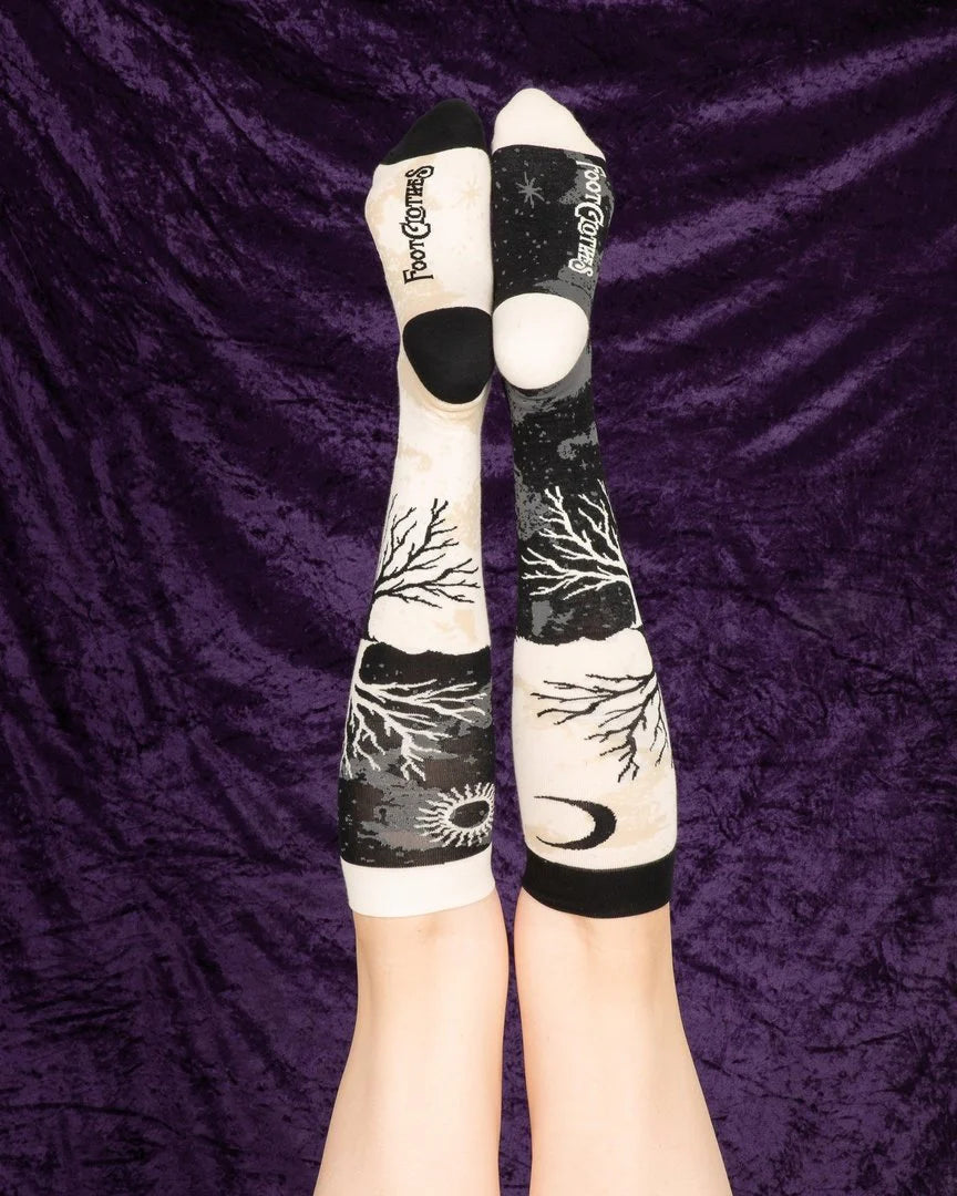As Above So Below Knee High Socks