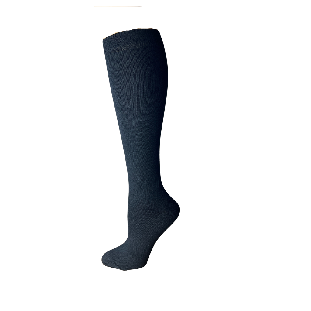 australian made black knee high sock