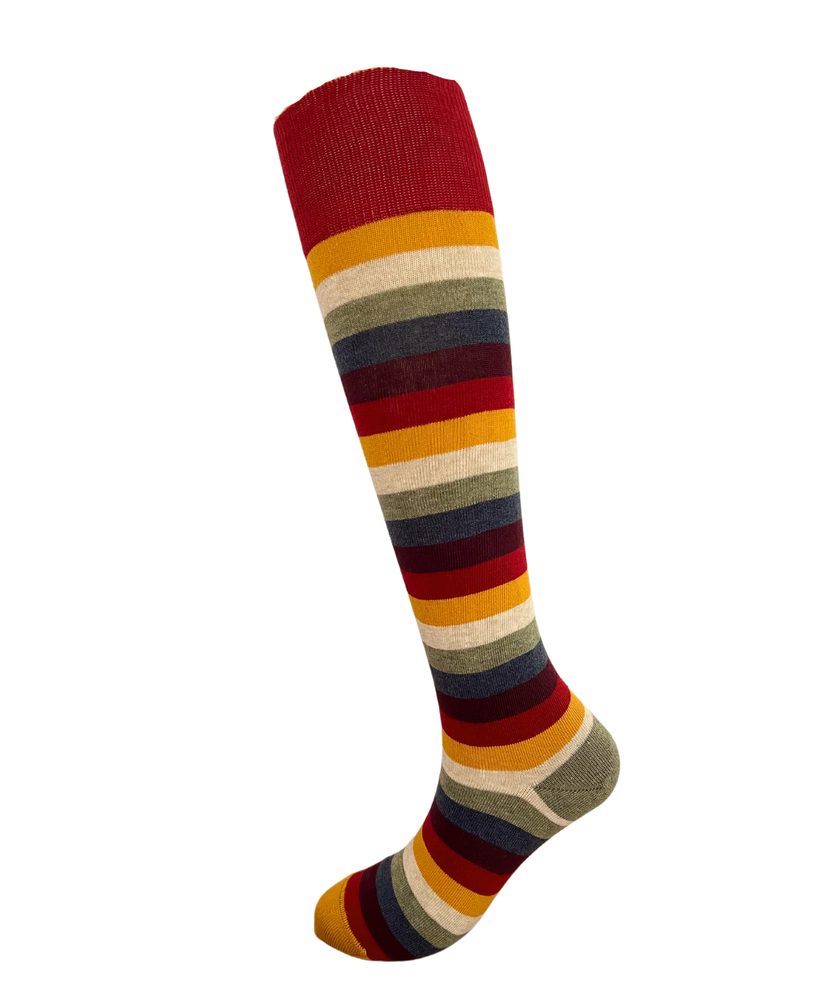 Warm Stripes Knee High Socks - Aussie Made