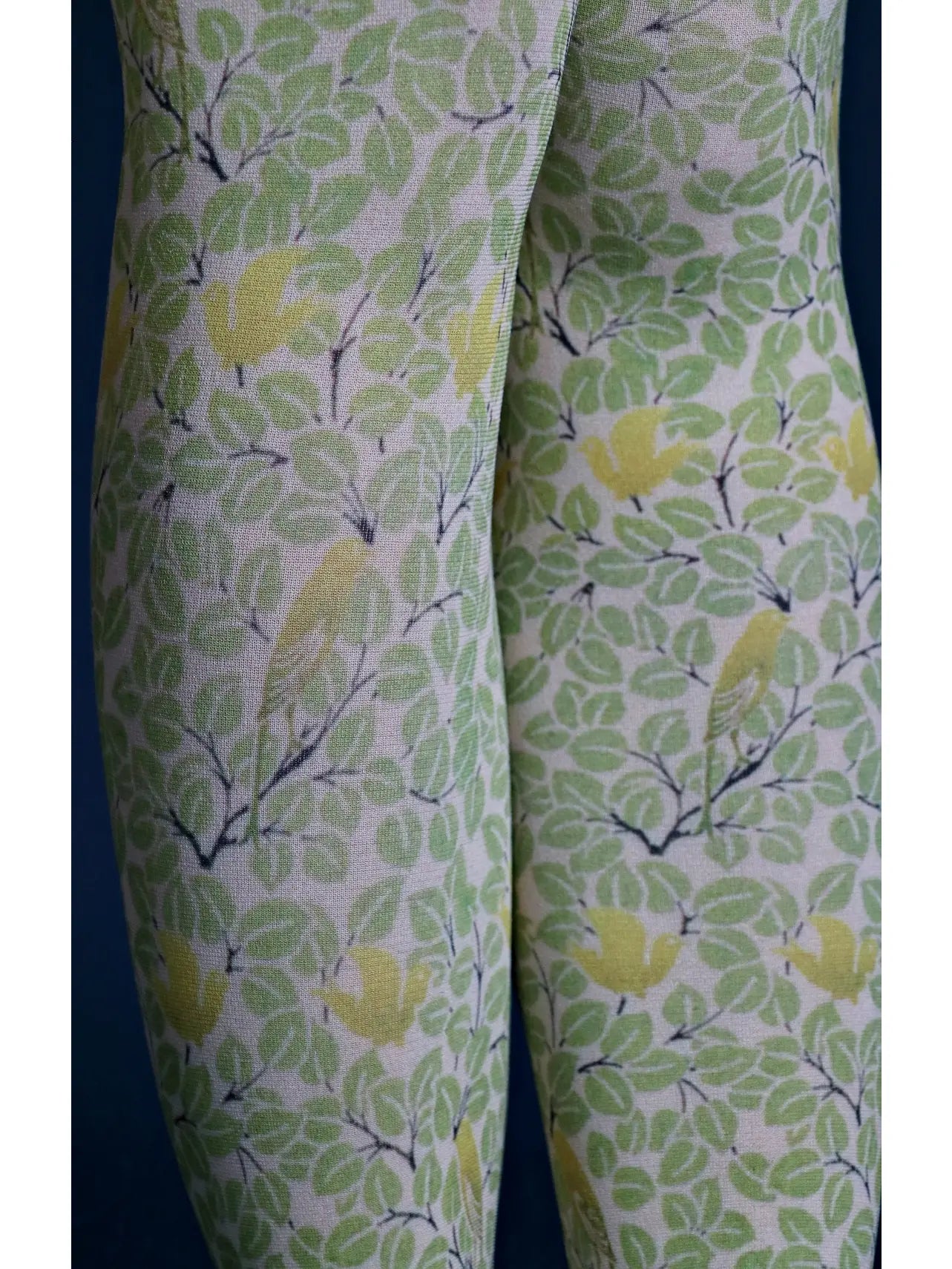 Bird in the Forest by William Morris printed Art Tights - The Sockery