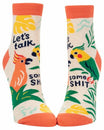 Let's Talk Some Shit Women's Ankle Sock