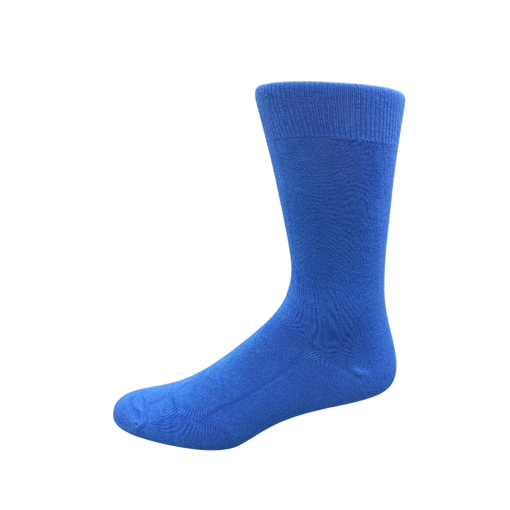 Bamboo Loose Top Socks - Sky Blue