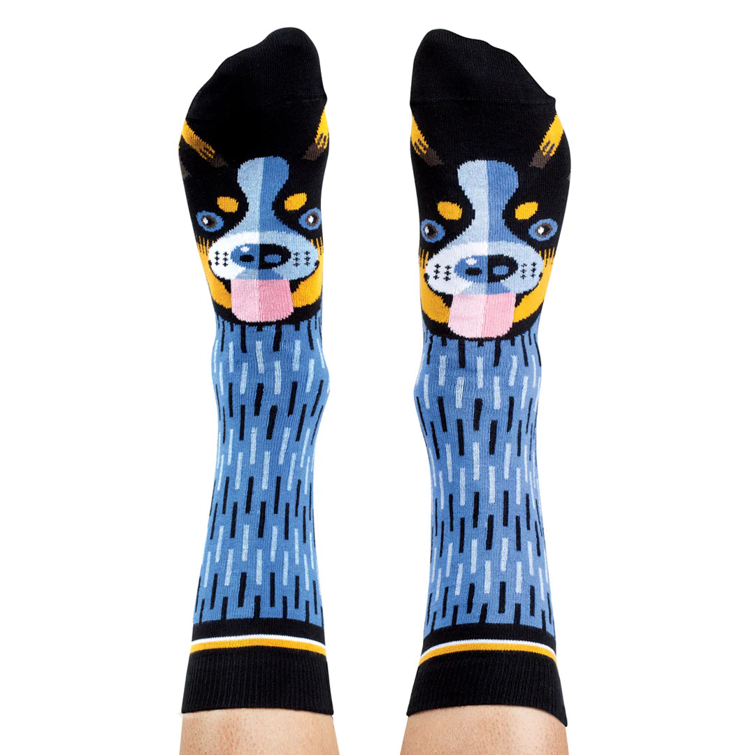 Blue Heeler Crew Socks - The Sockery