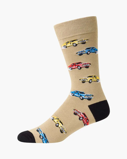 Burn Out Men's Bamboo Crew Socks