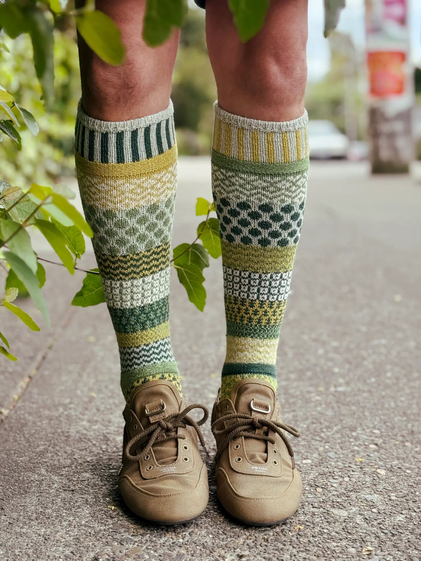 Fiddlehead Recycled Cotton Knee High Socks