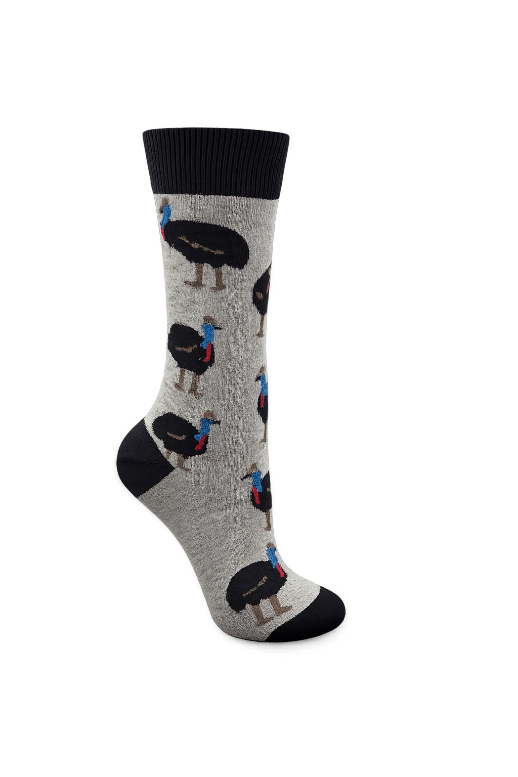 Cassowary Cotton Crew Dress Sock - Australian Made