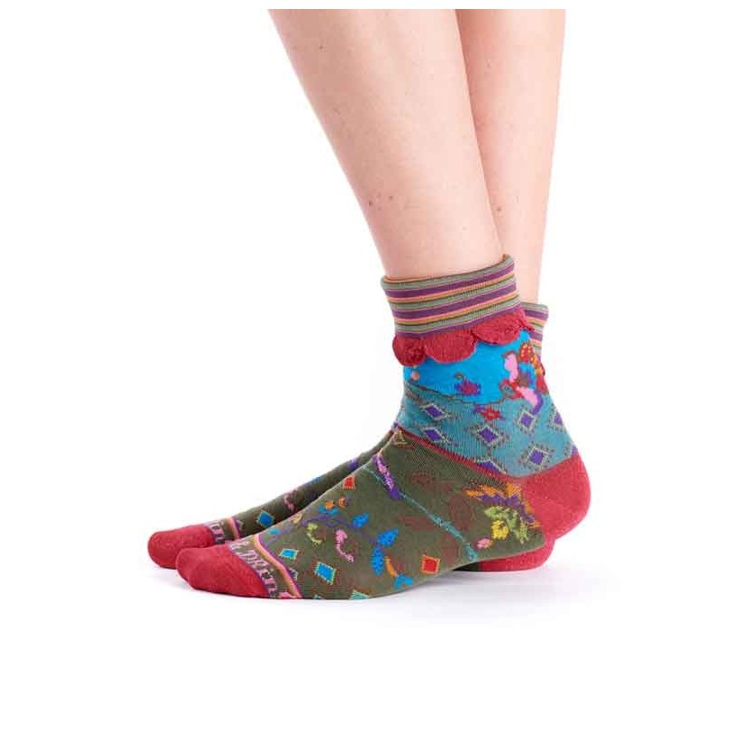 Paradisier Women's Turn Cuff Quarter Socks - The Sockery