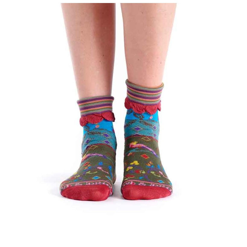 Paradisier Women's Turn Cuff Quarter Socks - The Sockery