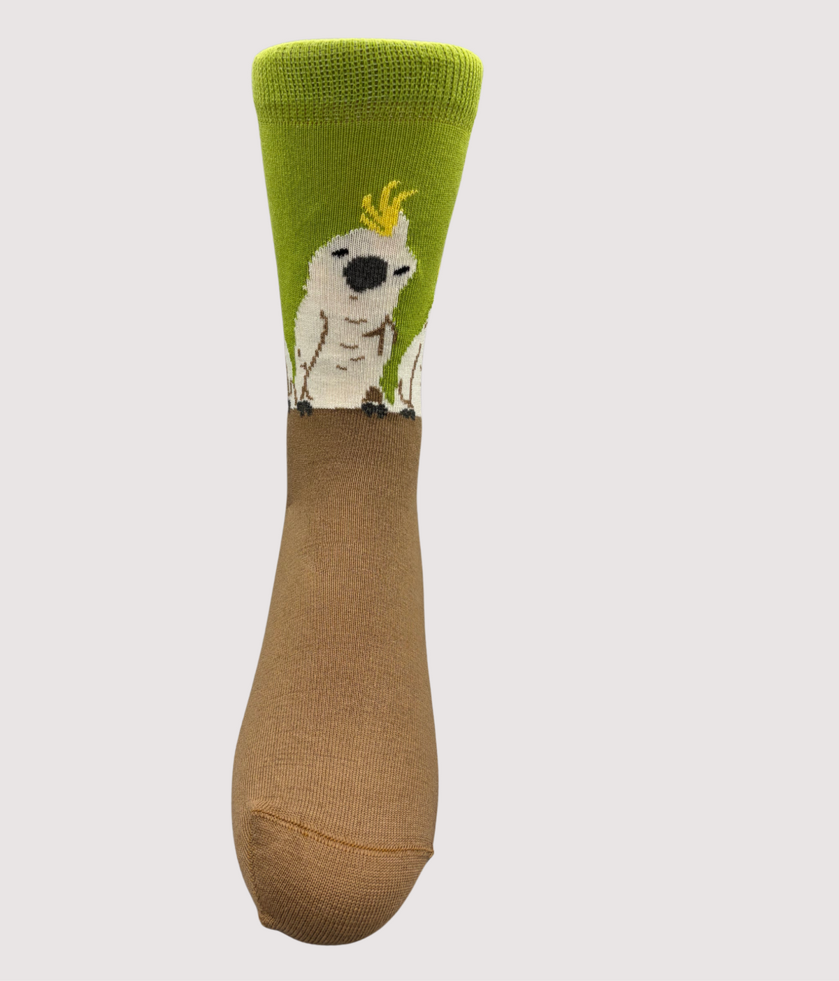 Cockatoo Crowd Cotton Crew  Sock - Made in Australia