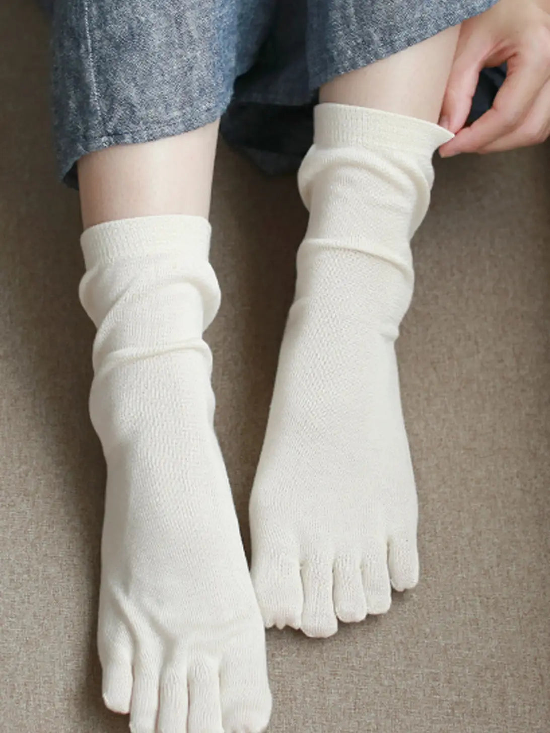 Silk Toe Socks -The Sockery