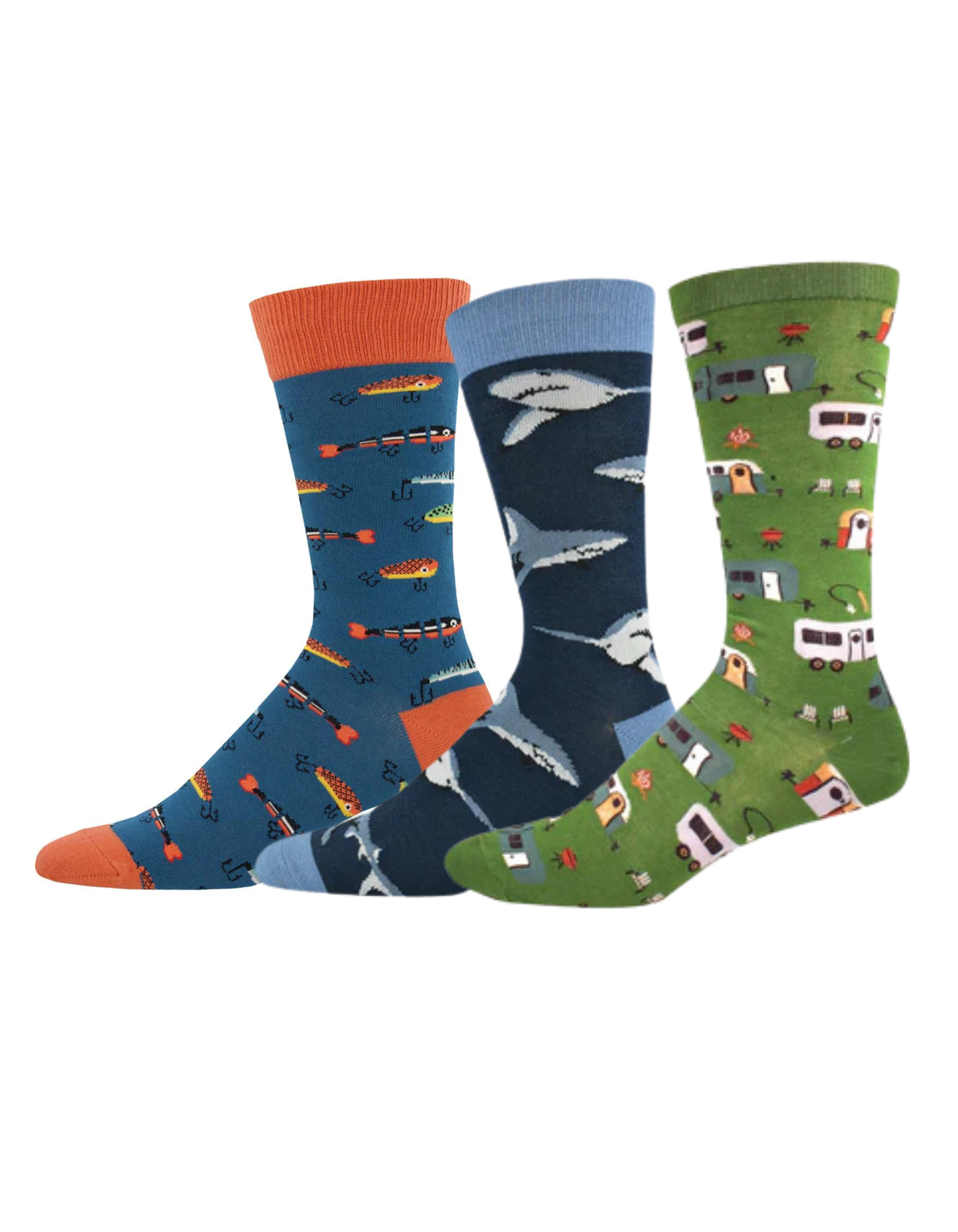 Bundle 3 Pairs of Men's Socks - Summer Break