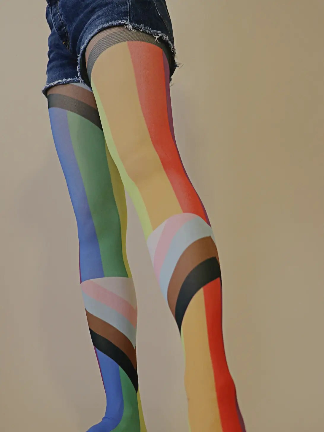 Rainbow Pride printed Tights - The Sockery