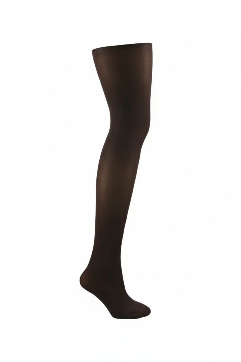 Superfine Merino Tights in Argyle Diamond Pattern in Espresso