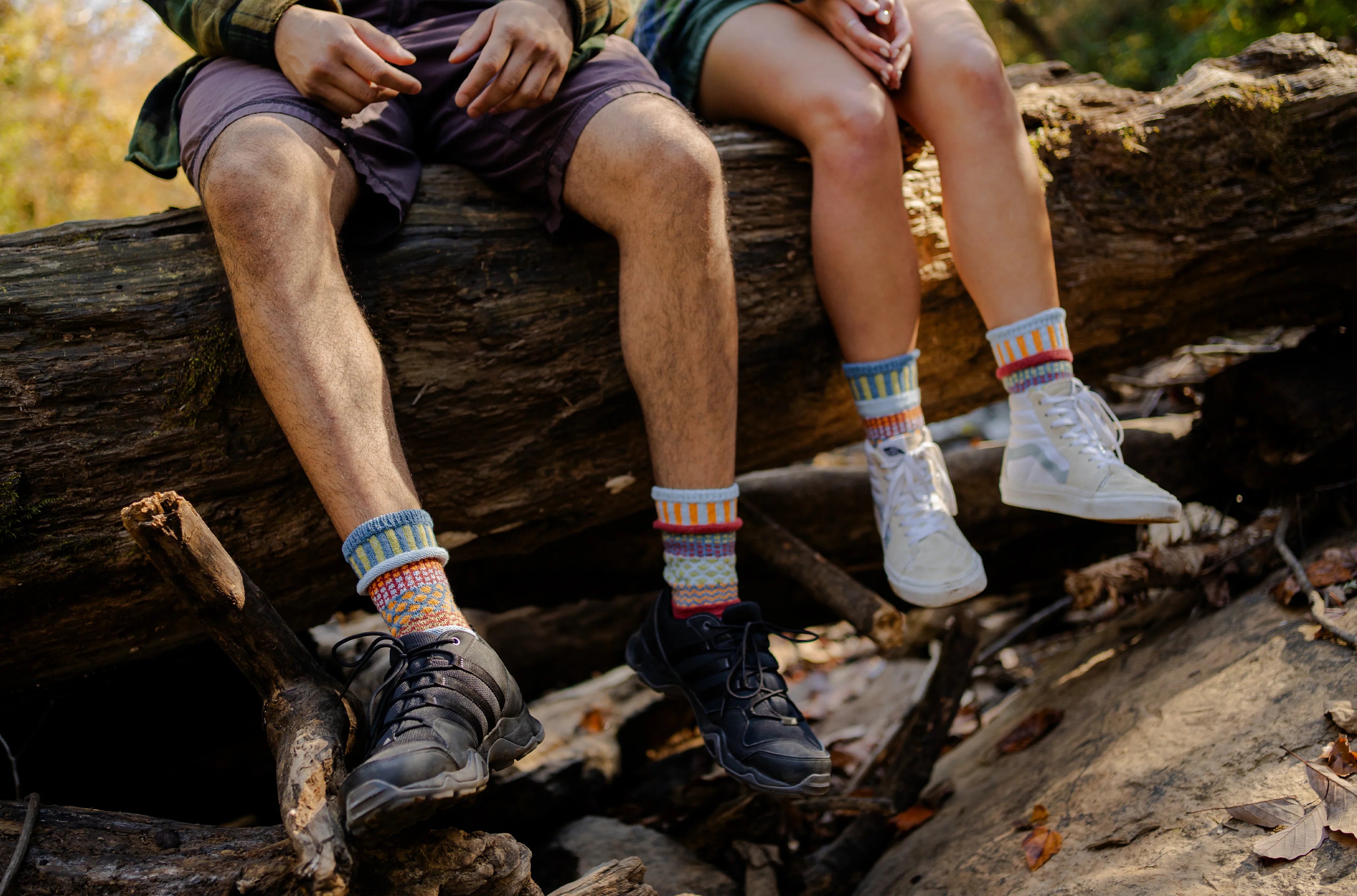 Fig Recycled Cotton Crew Socks - The Sockery