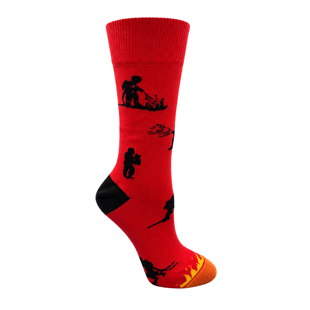 Bush Fire Fighters Crew Sock - Made in Australia