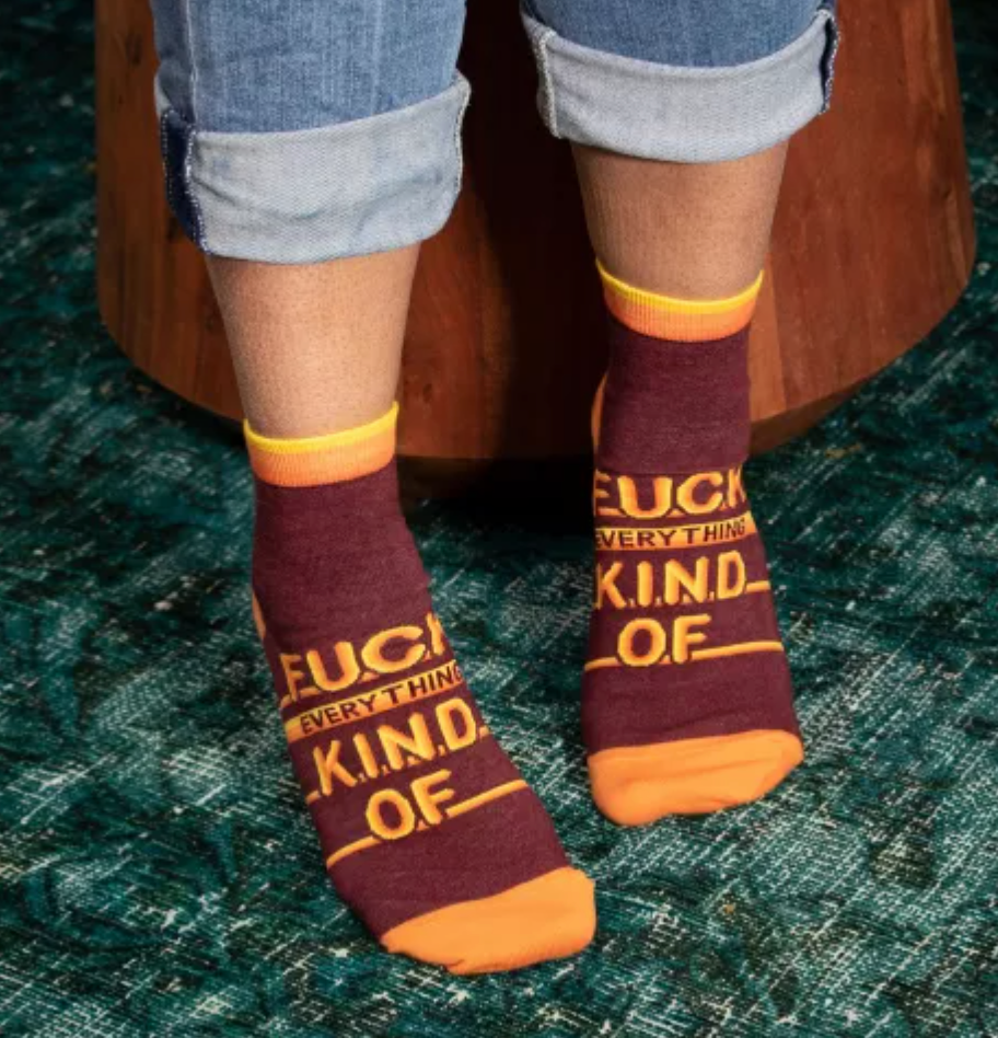 Fuck Everything Women's Ankle Socks