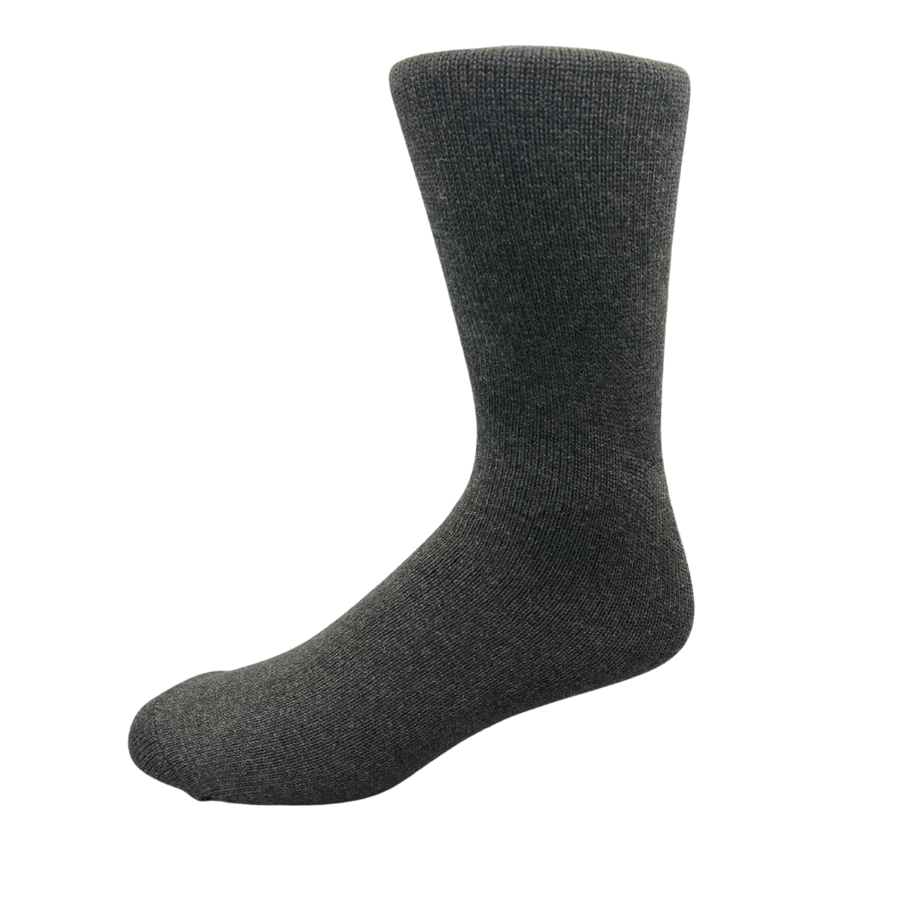 Extra Large Socks in Grey - Australian Made