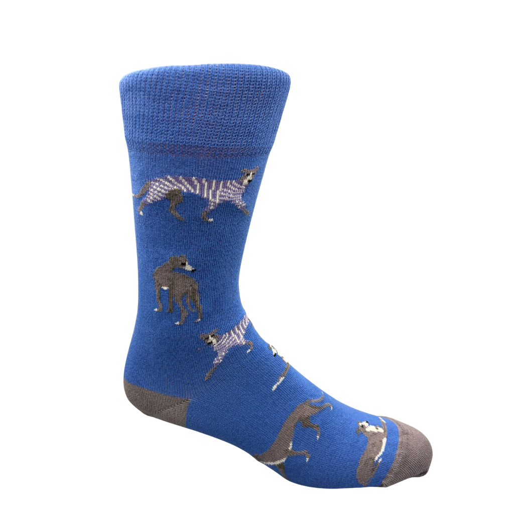 Grey hound Cotton Crew Dress Sock - Made in Australia