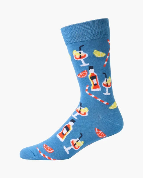 Happy Hour Men's Bamboo Crew Sock