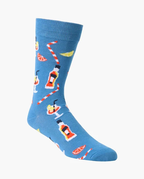 Happy Hour Men's Bamboo Crew Sock