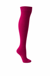 Wide Calf Merino Wool Women's Knee High Socks in Berry - Aussie Made