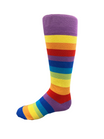 Rainbow Stripes Kids Knee High Socks - Aussie Made