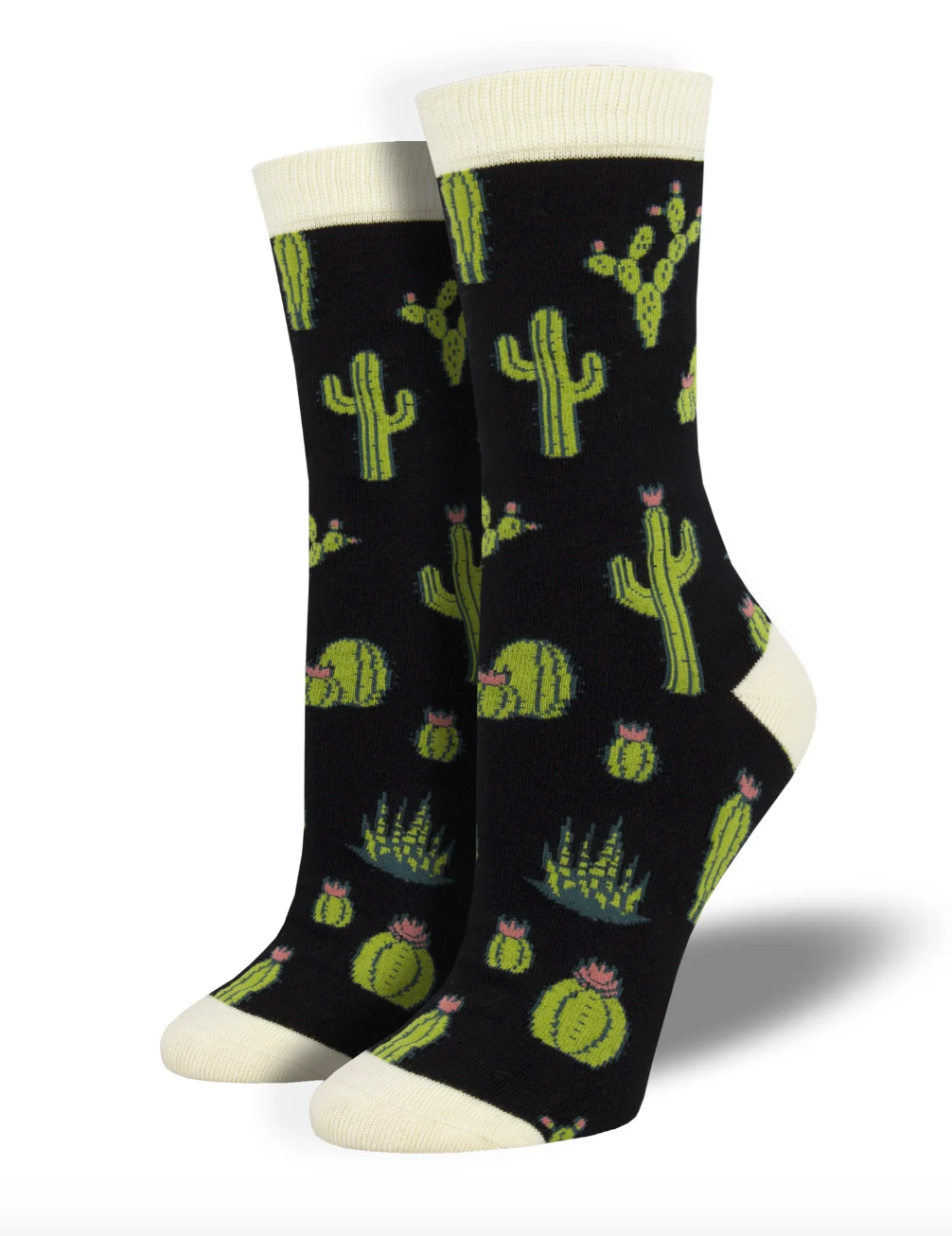 King Cactus Women's Crew Socks