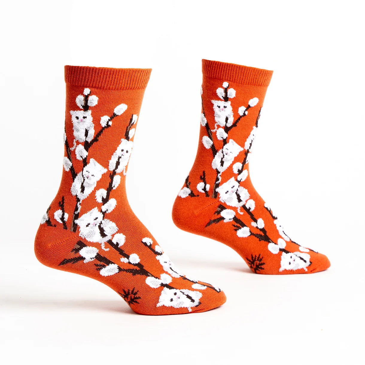 Kitten Willows Women's Crew Sock