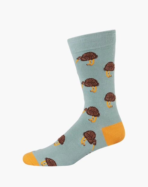 Kiwi Men's Bamboo Crew Socks