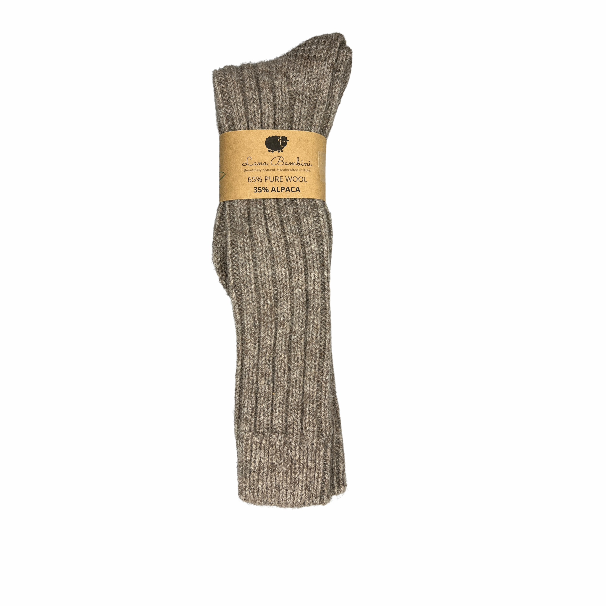 Maria Wool/Alpaca Knee High Socks in Bark