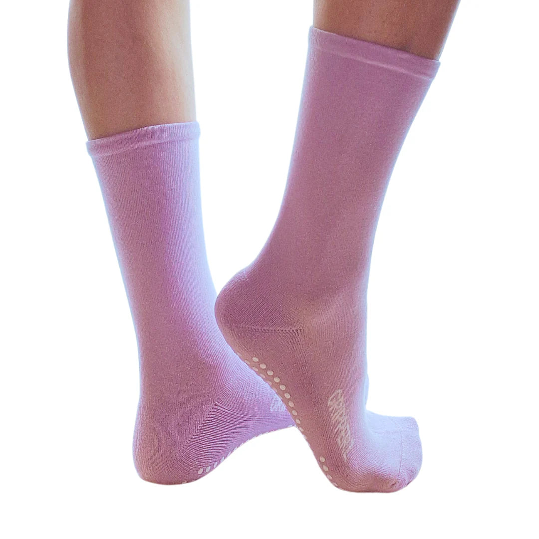 Lavender Non-Slip Circulation Socks