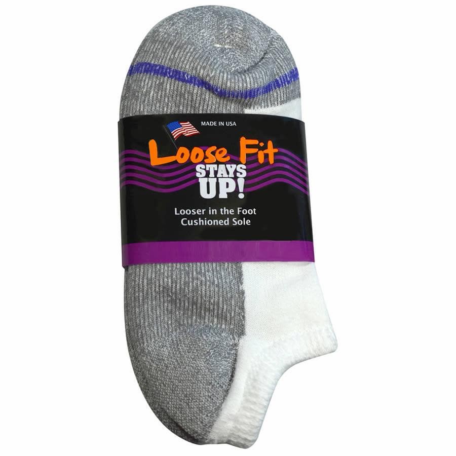 Loose Fit No Show Sock