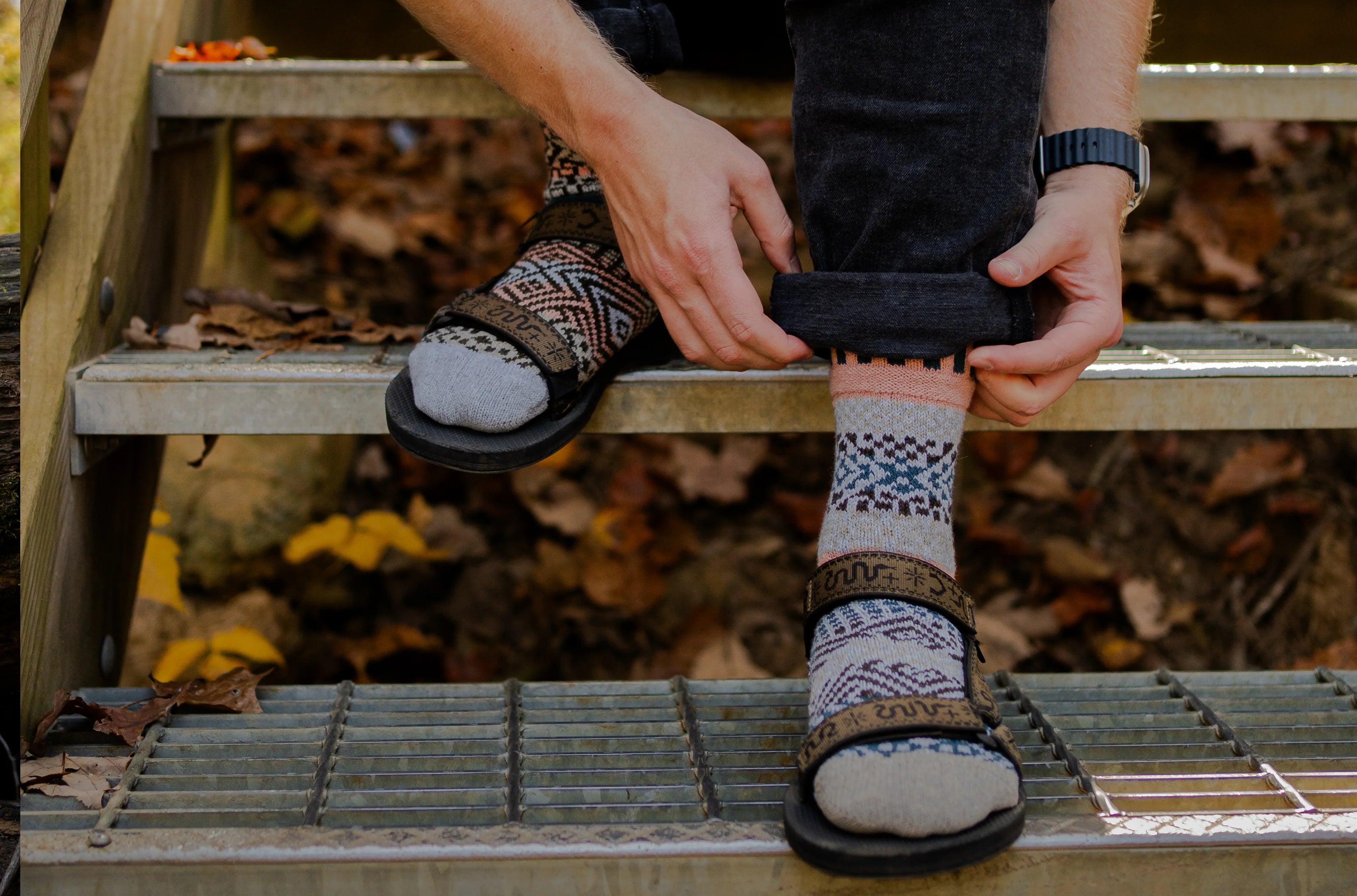 Madrona Recycled Wool Mix Crew Socks - The Sockery