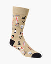 Mad Scientist Men's Bamboo Crew Socks