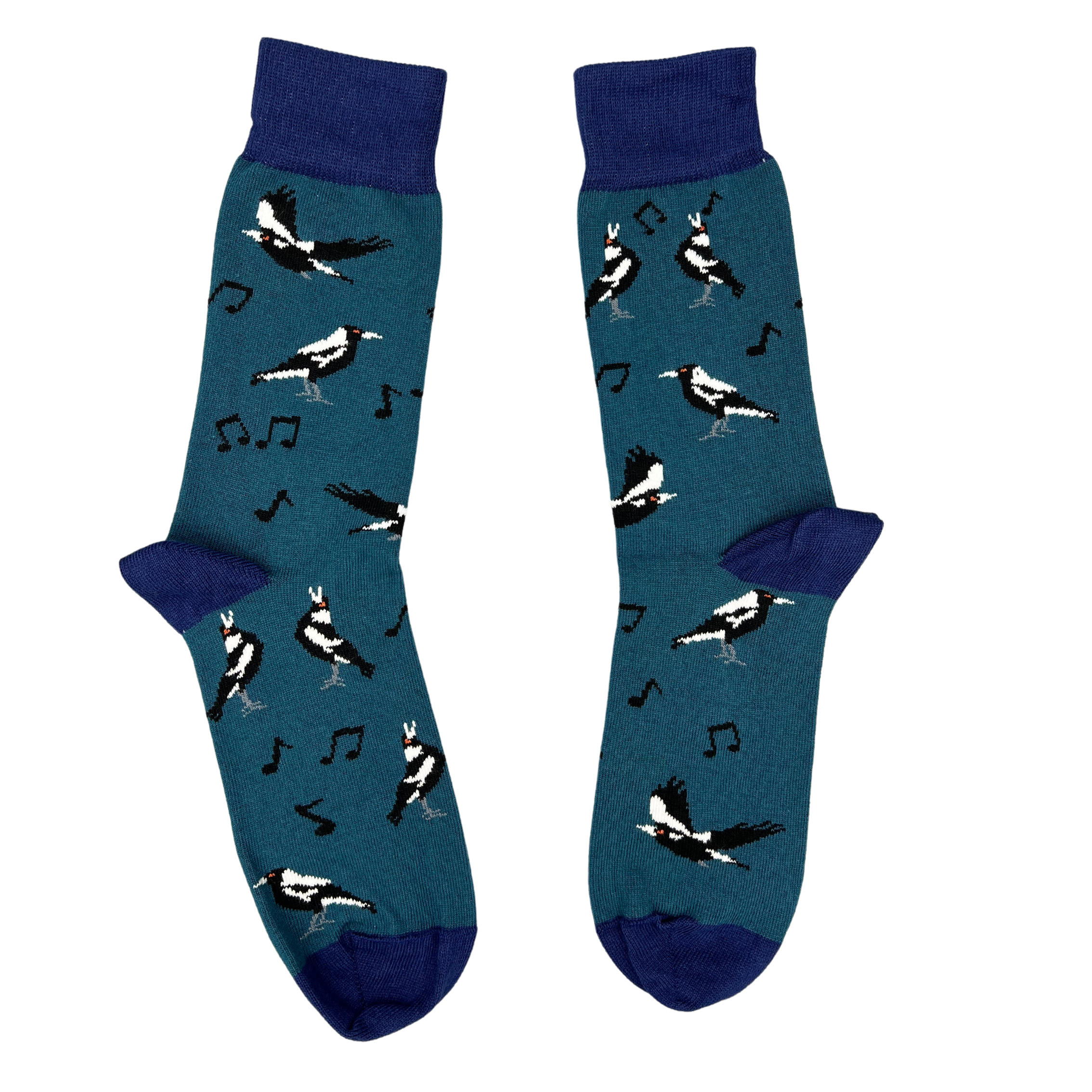 Magpie Music sock  - Aussie Made - The Sockery