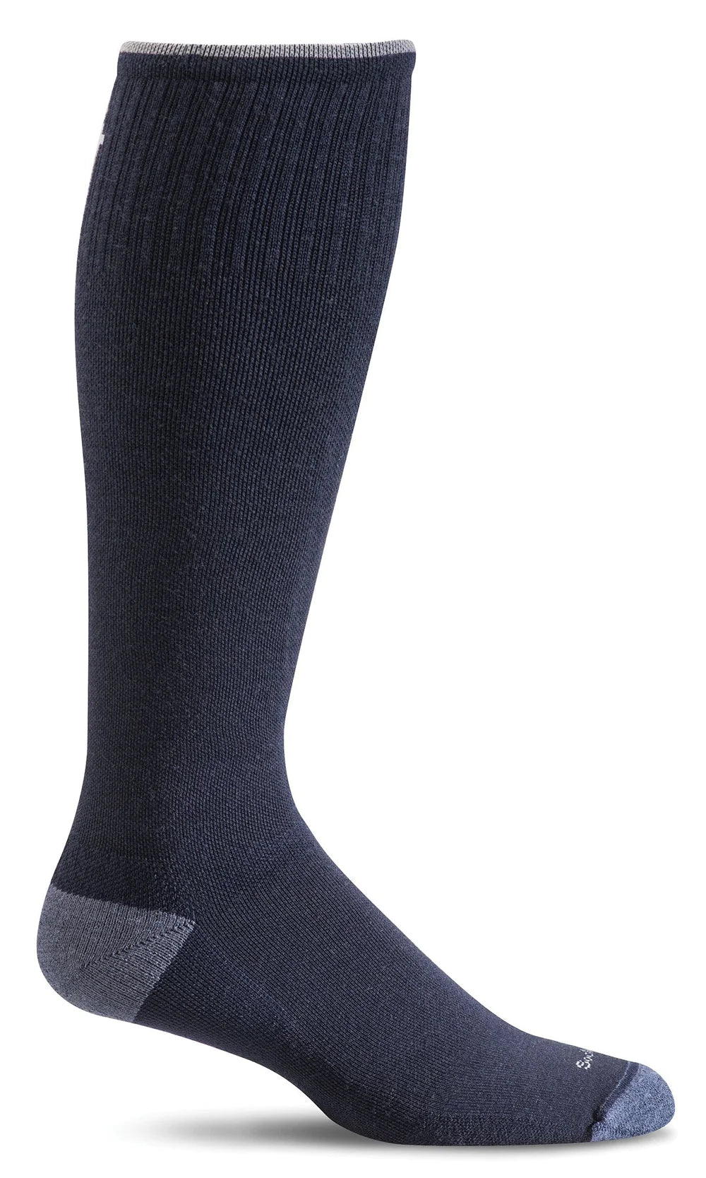 Elevation Men's Bamboo/Merino Firm Compression Socks in Navy - Size L/XL - The Sockery