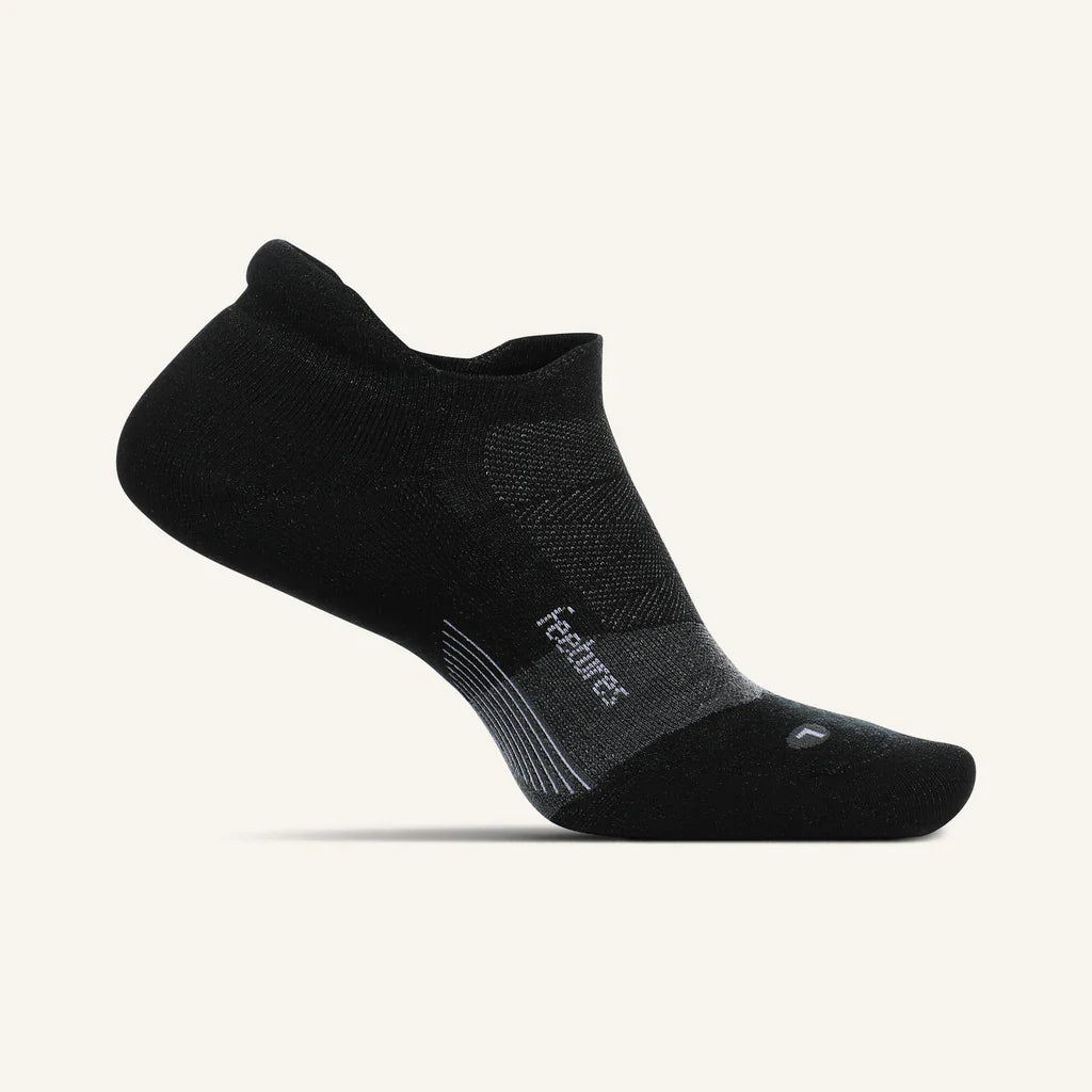 Merino 10 Cushion No Show Tab Socks in Charcoal - The Sockery