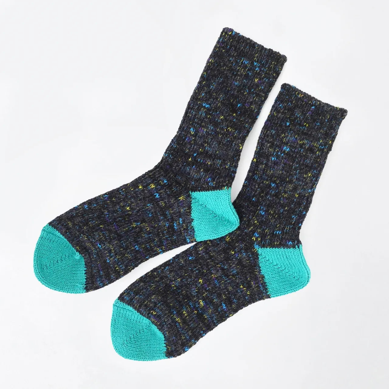 Jazzy Cotton Crew Sock in Navy