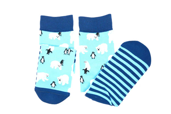 Polar Pals Women's Crew Socks - The Sockery