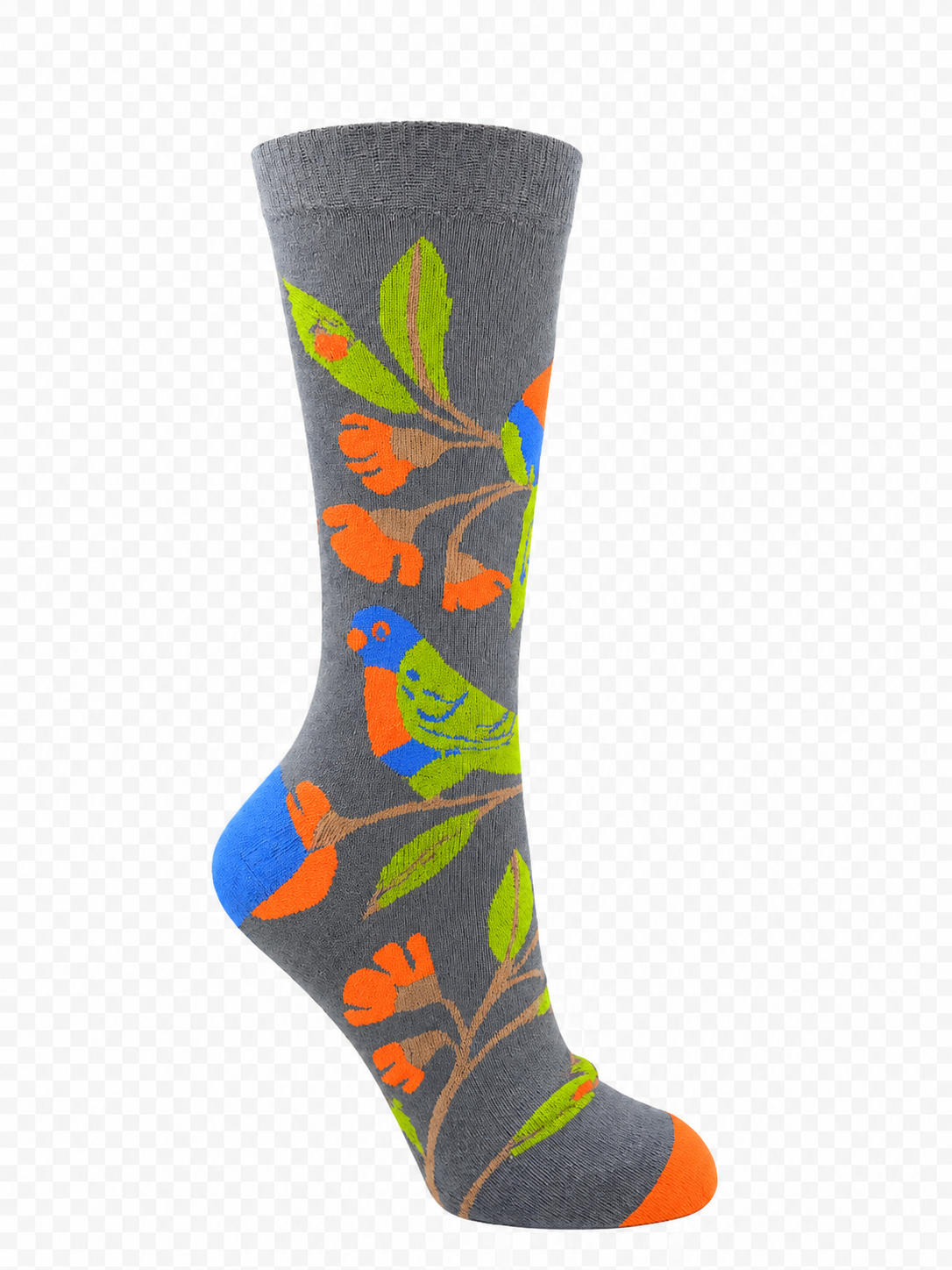 Rainbow Lorikeet Crew Socks