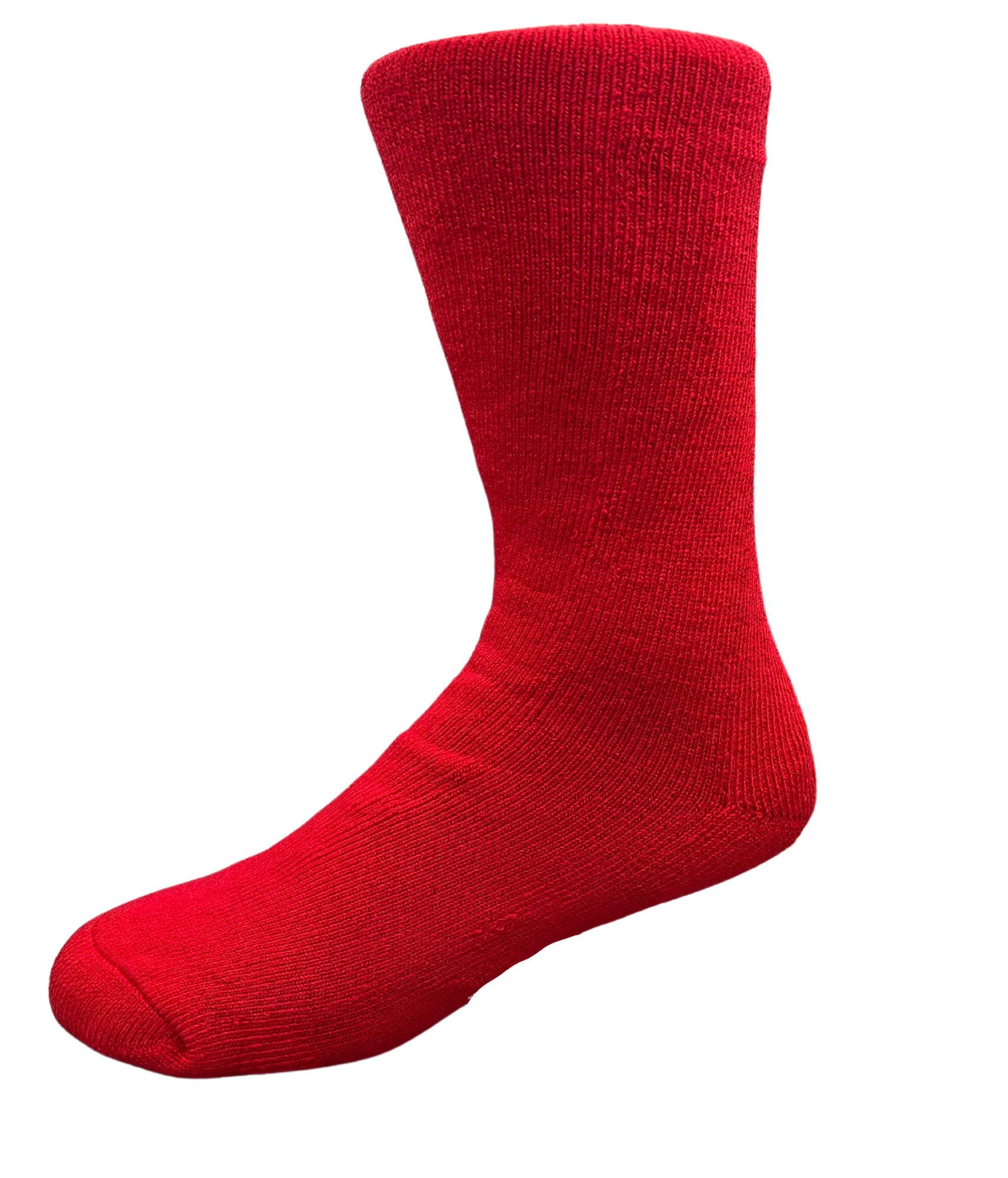 red bamboo work sock -The Sockery