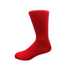 red crew dress sock - The Sockery